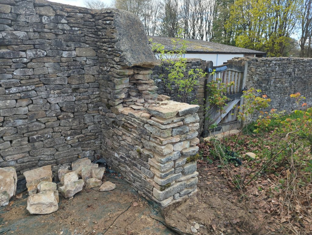 leighterton, tetbury dry stone wall stroud 2