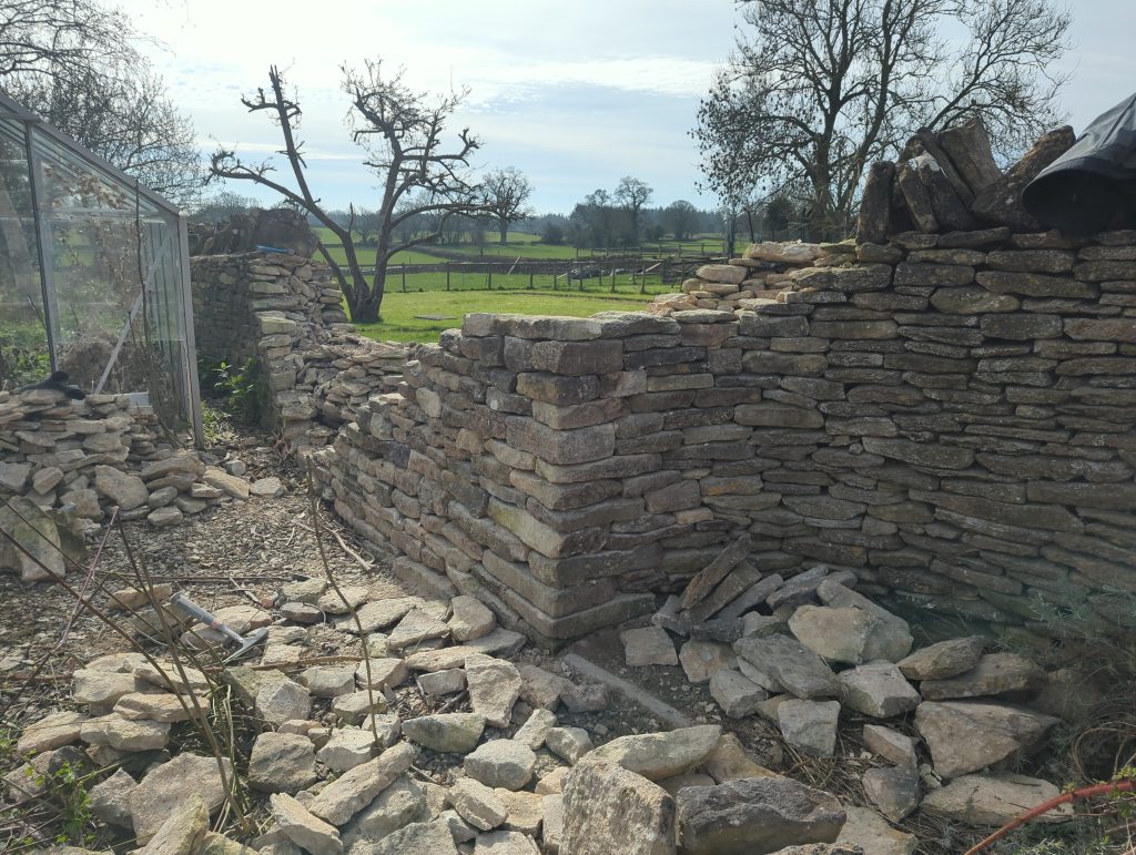 didmarton, tetbury, dry stone wall 8