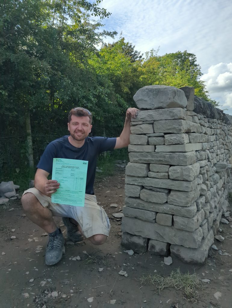 dswa dry stone walling professional accreditation stroud